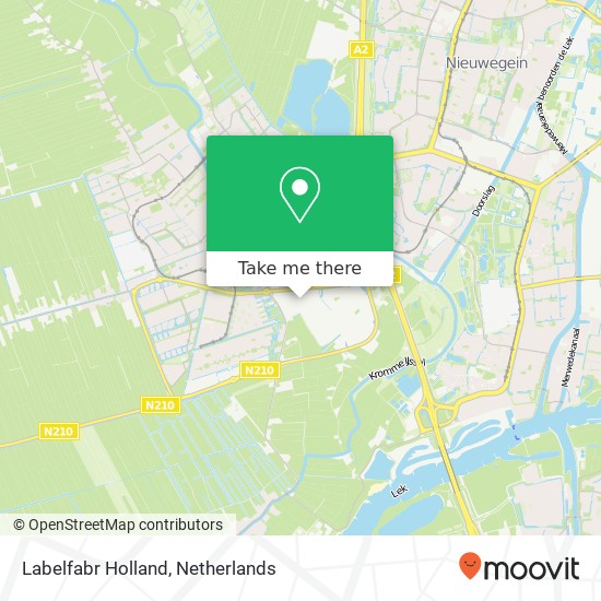 Labelfabr Holland map