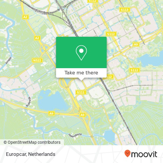 Europcar map