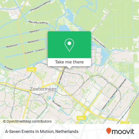 A-Seven Events In Motion map