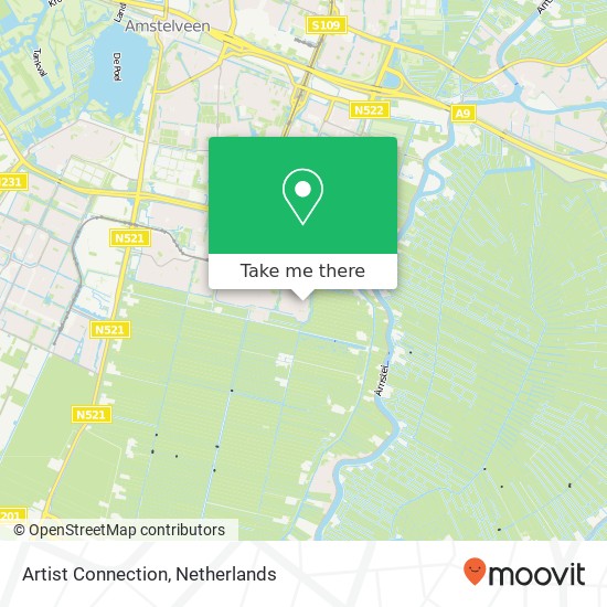 Artist Connection map