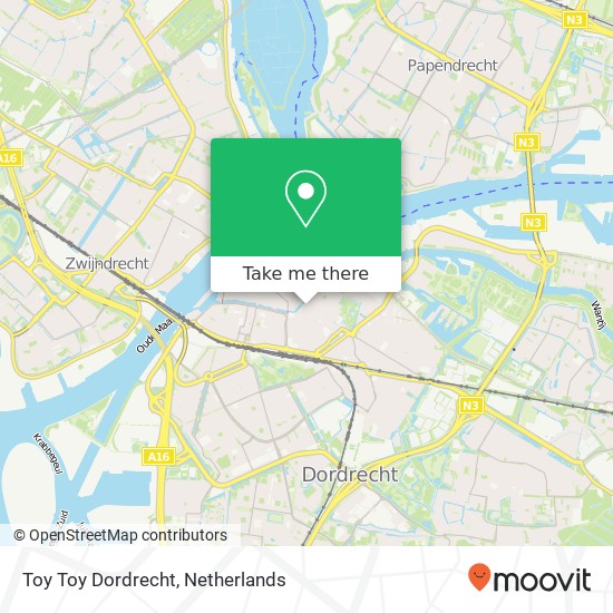 Toy Toy Dordrecht map