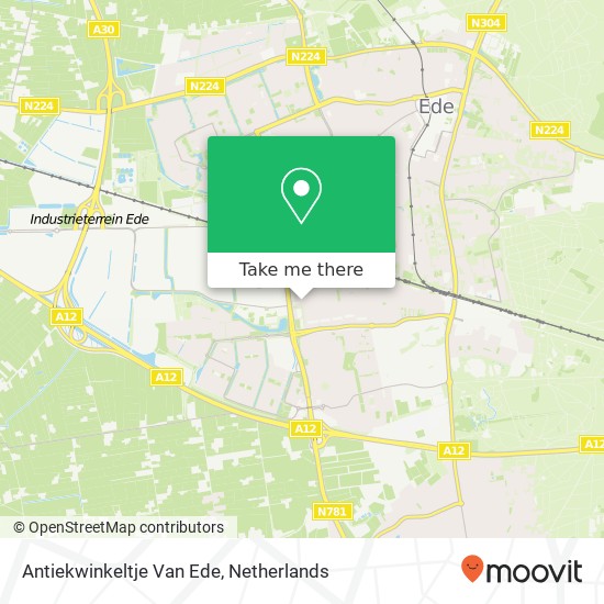 Antiekwinkeltje Van Ede map