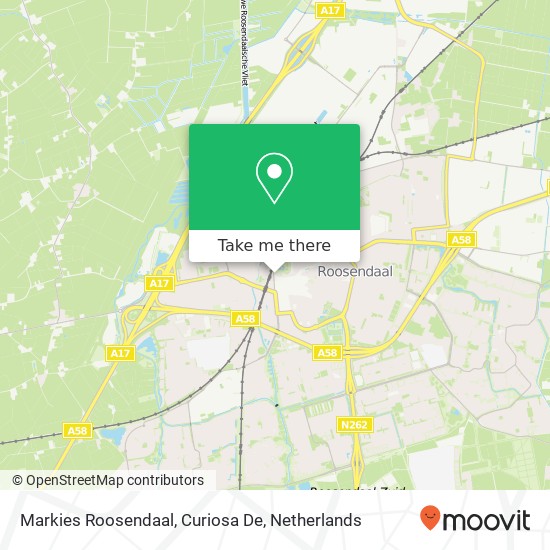 Markies Roosendaal, Curiosa De map