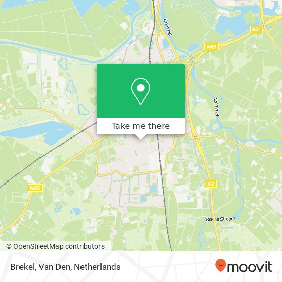 Brekel, Van Den map