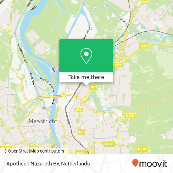 Apotheek Nazareth Bv map