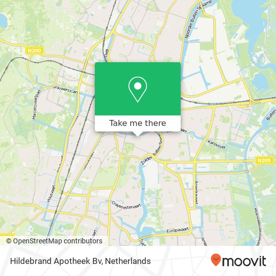 Hildebrand Apotheek Bv map