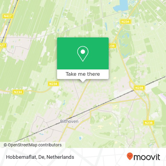 Hobbemaflat, De map