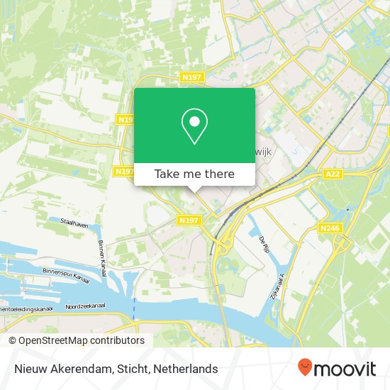 Nieuw Akerendam, Sticht map