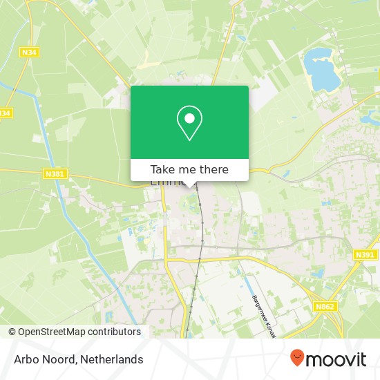 Arbo Noord map