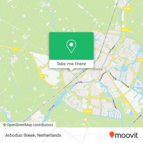 Arboduo Sneek map