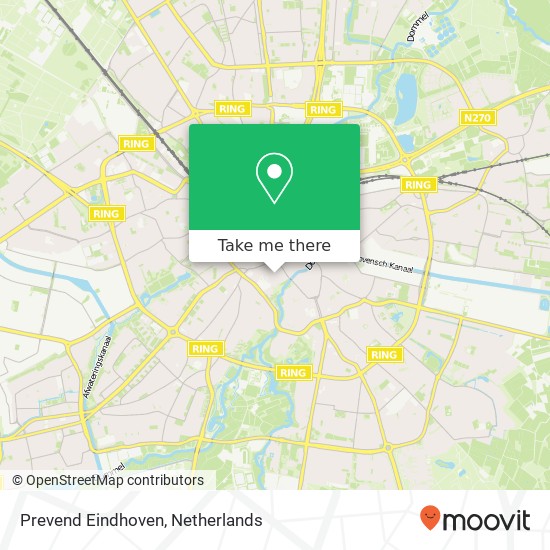 Prevend Eindhoven map