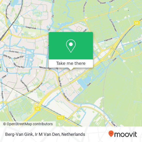 Berg-Van Gink, Ir M Van Den map