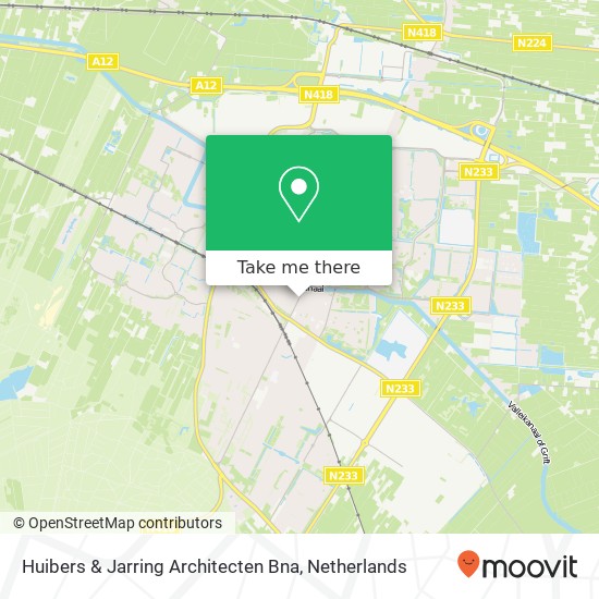Huibers & Jarring Architecten Bna map