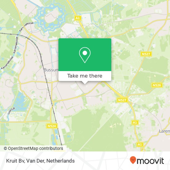 Kruit Bv, Van Der map