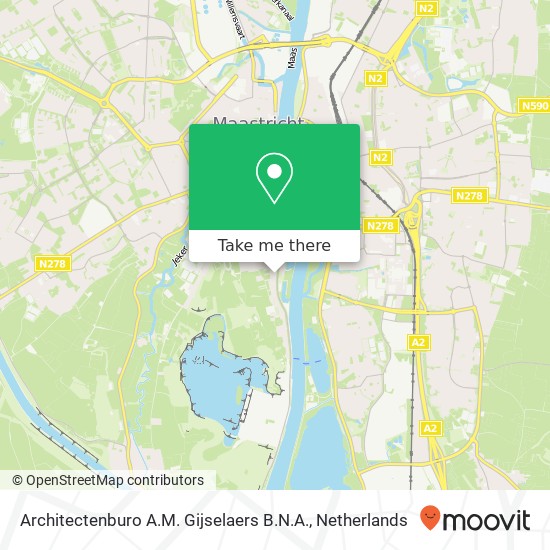 Architectenburo A.M. Gijselaers B.N.A. map