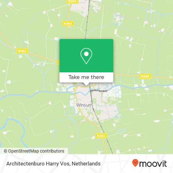 Architectenburo Harry Vos map