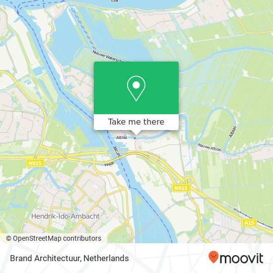 Brand Architectuur map