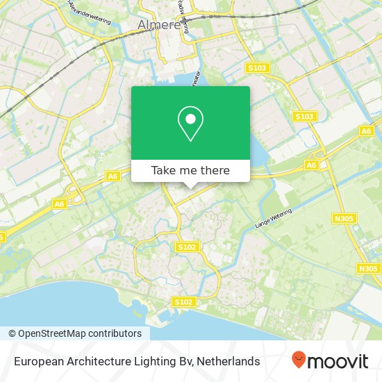 European Architecture Lighting Bv map