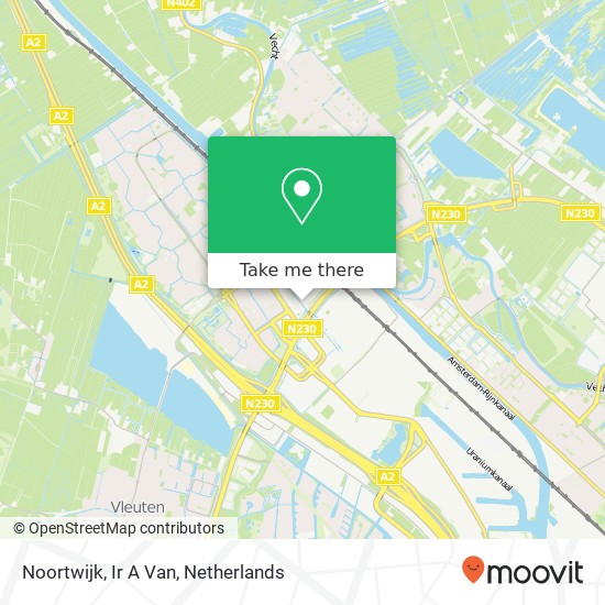 Noortwijk, Ir A Van map