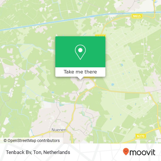 Tenback Bv, Ton map