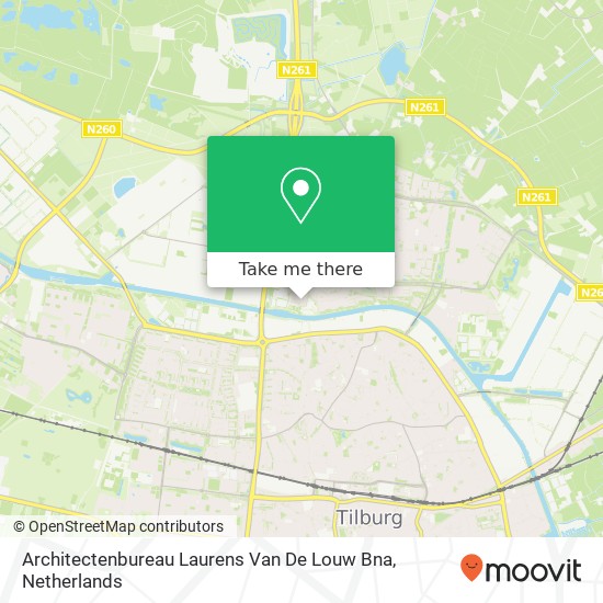 Architectenbureau Laurens Van De Louw Bna map