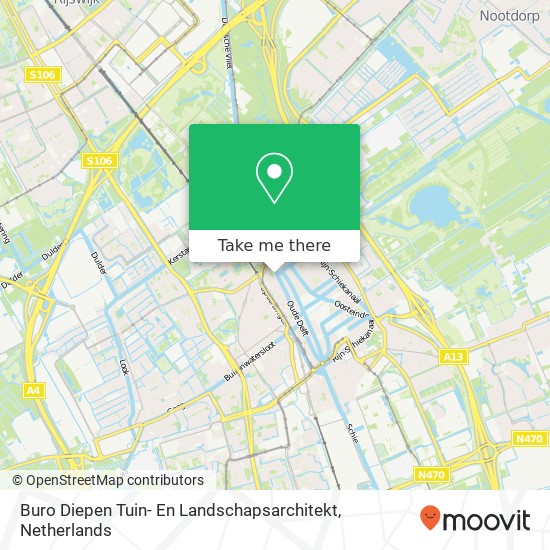 Buro Diepen Tuin- En Landschapsarchitekt Karte