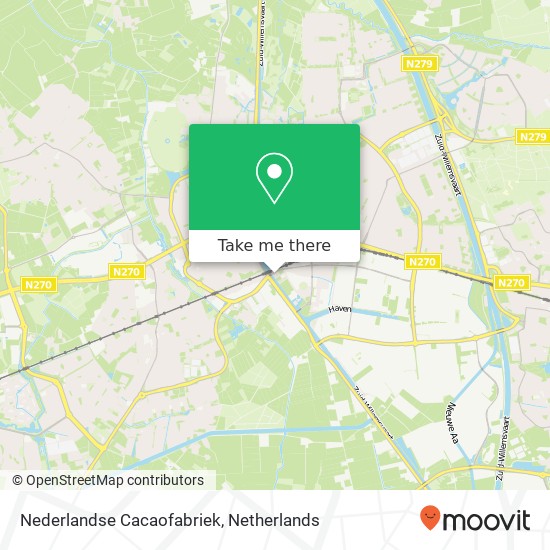 Nederlandse Cacaofabriek Karte