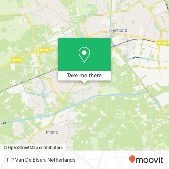 T P Van De Elsen map