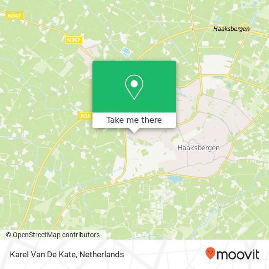 Karel Van De Kate map
