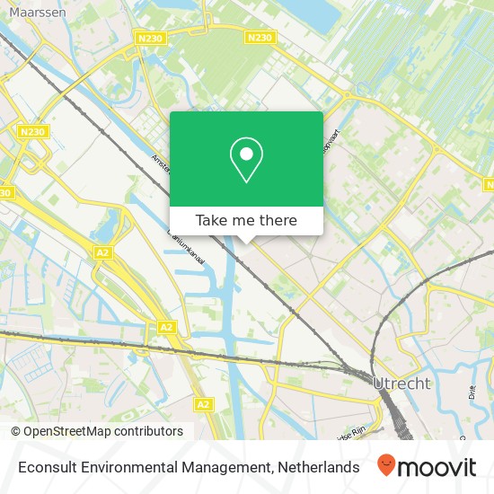 Econsult Environmental Management map