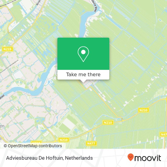 Adviesbureau De Hoftuin map