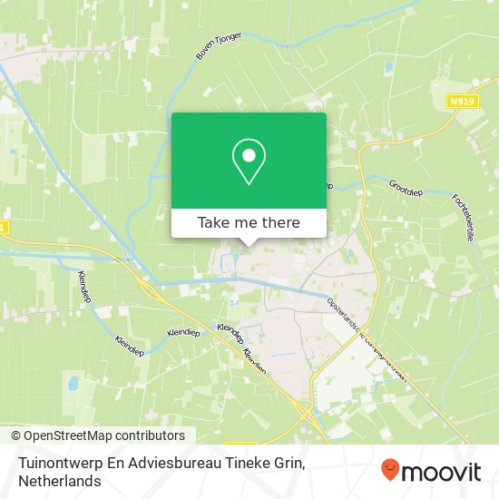 Tuinontwerp En Adviesbureau Tineke Grin map