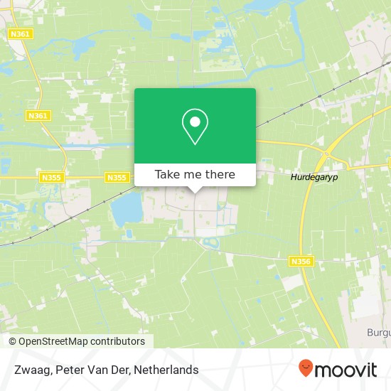 Zwaag, Peter Van Der map