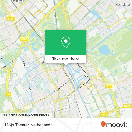 Mojo Theater map