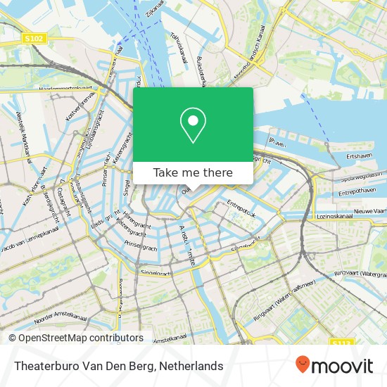 Theaterburo Van Den Berg map