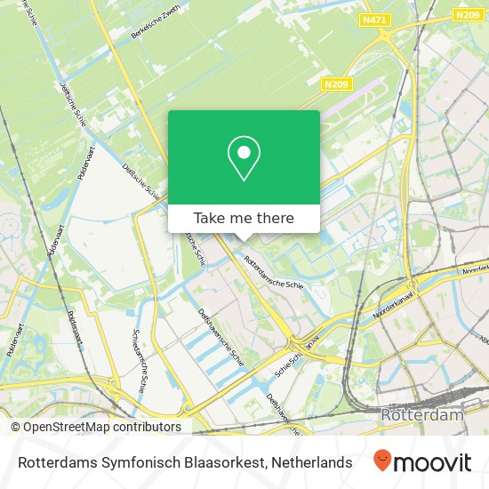 Rotterdams Symfonisch Blaasorkest Karte