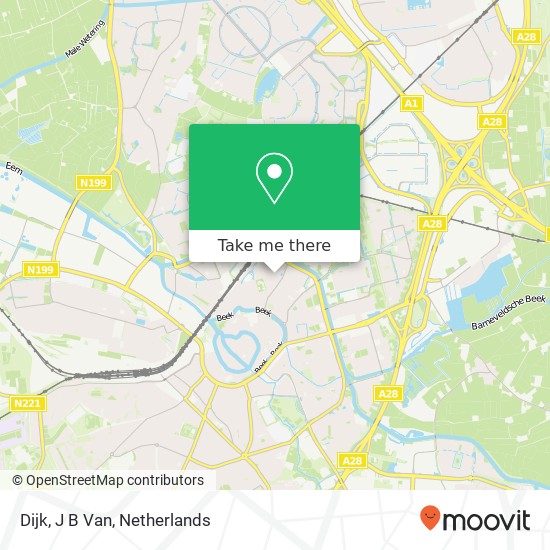 Dijk, J B Van map