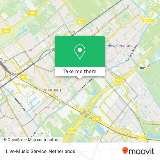 Live-Music Service map