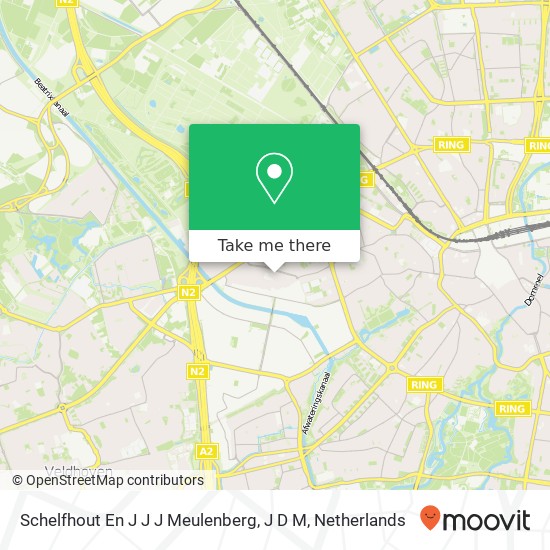 Schelfhout En J J J Meulenberg, J D M map