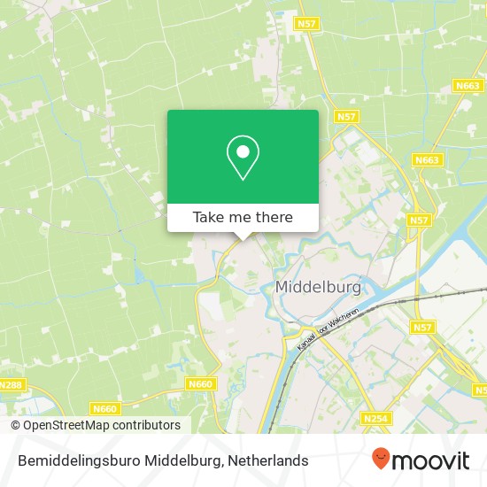 Bemiddelingsburo Middelburg map