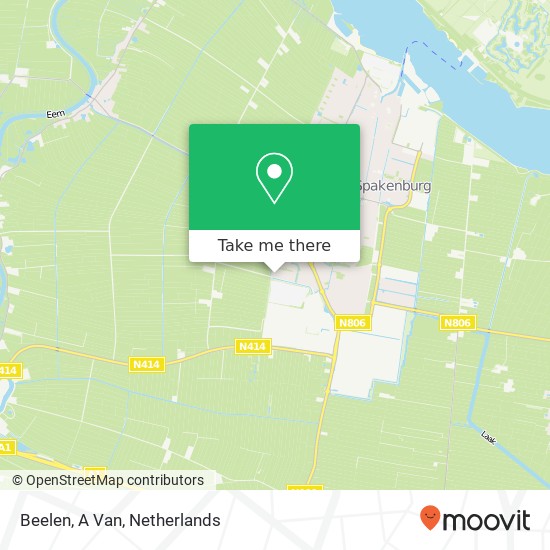 Beelen, A Van map