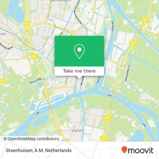 Steenhuisen, A M map