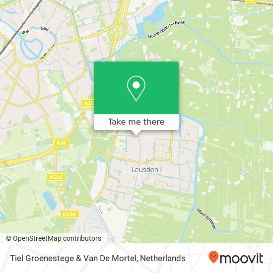 Tiel Groenestege & Van De Mortel map