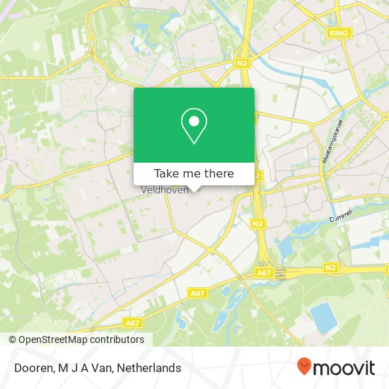Dooren, M J A Van map
