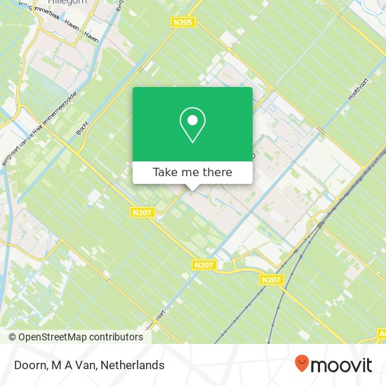 Doorn, M A Van map