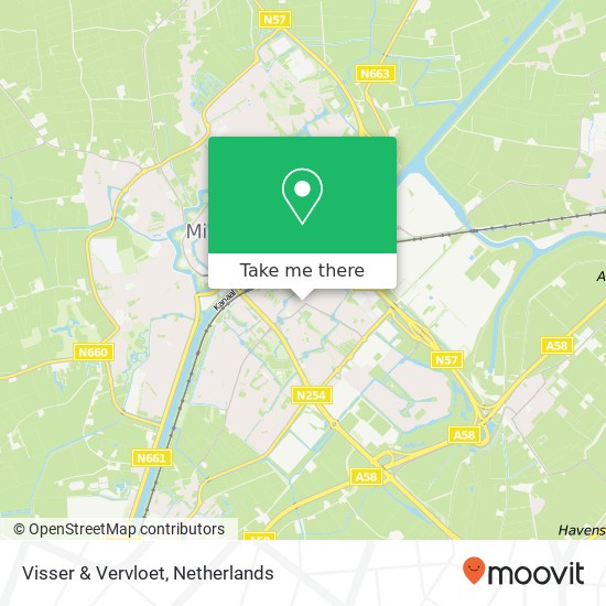 Visser & Vervloet map