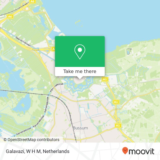 Galavazi, W H M map