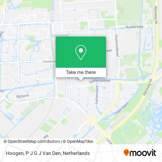 Hoogen, P J G J Van Den map