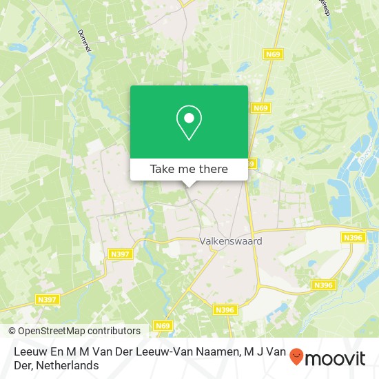 Leeuw En M M Van Der Leeuw-Van Naamen, M J Van Der map