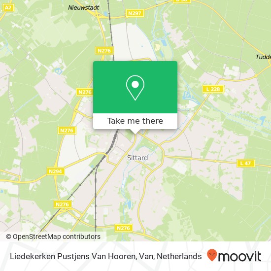 Liedekerken Pustjens Van Hooren, Van map